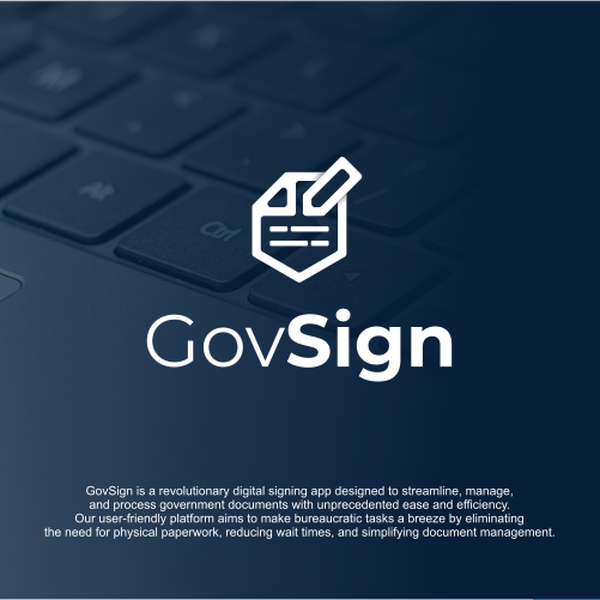Design by Aemiro™ titled "govsign logo"