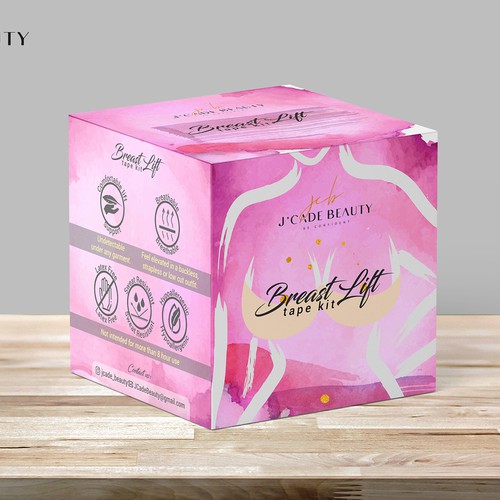 Image Ricardo 'R' image beautiful image beautiful - Design a catchy box for breast lifting tape | Product packaging ...