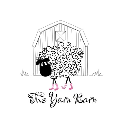 Design a logo for an amazing yarn shop! Design by Valentina Egina