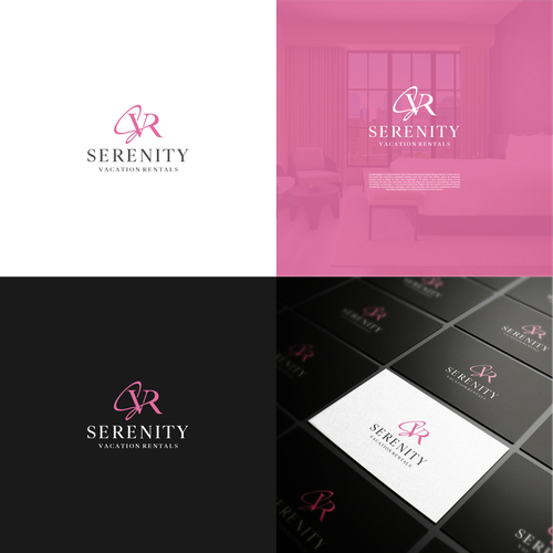 New Vacation home rentals logo for our Airbnb! Design by Sunrise.