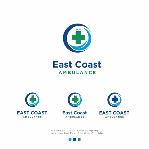 East Coast Ambulance Logo Design réalisé par SGrph