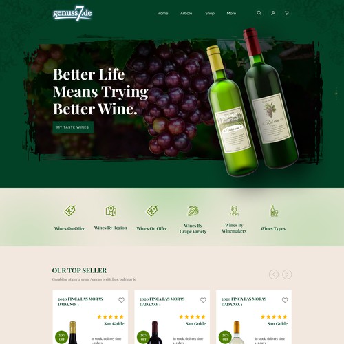 Web page design contest entry by WebNest™