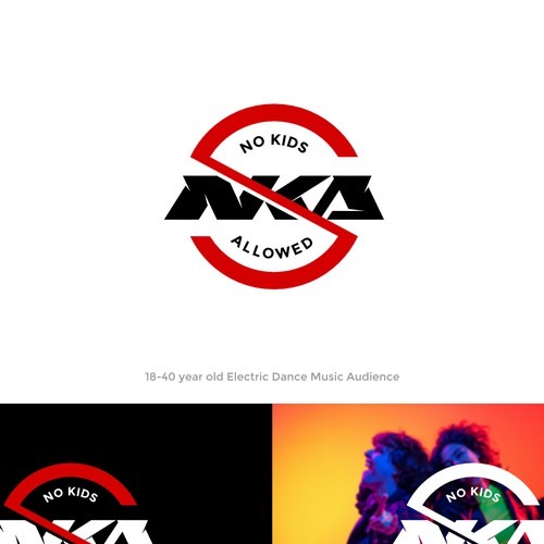 DJ Name Logo Needed for Marketing- NKA (No Kids Allowed) Design by chilibrand
