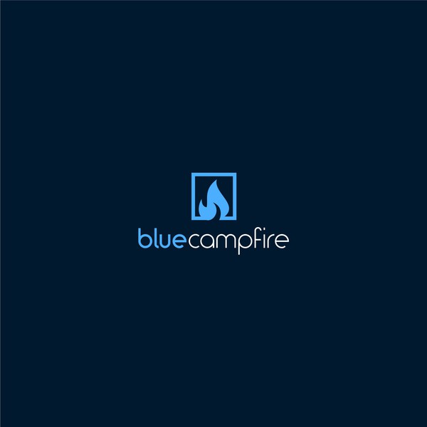 Design by UMI.HAMASAH titled "Blue Campfire Logo design"