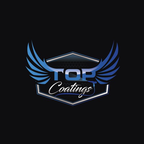 Logo for TOP Coatings Design by Lyna™