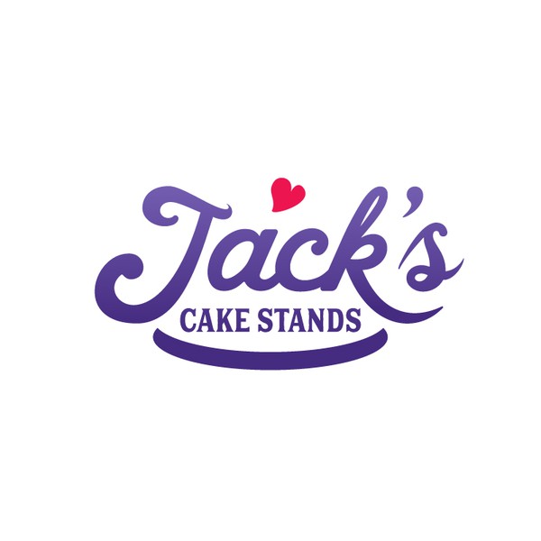 Jack' Cake Stand logo design