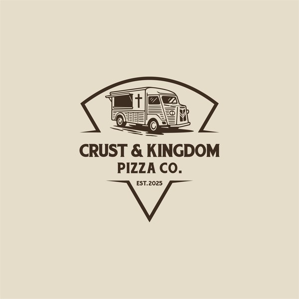 Design realizzato da Ibrahim_2511 intitolato "Crust & Kingdom Pizza Co."