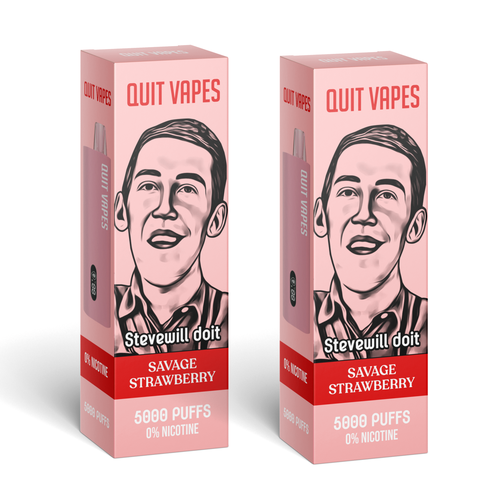 Quit Vape Package for disposable vape device Design by SONUPARMAR