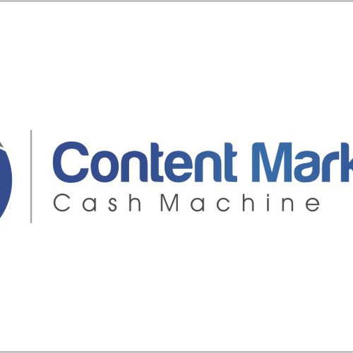 logo for Content Marketing Cash Machine Design por nodhef05