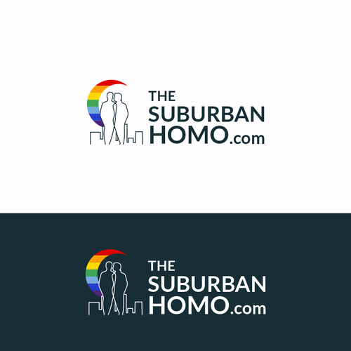 logo for lifestyle site of a thirty-something gay guy living in the burbs Design by Ok Lis