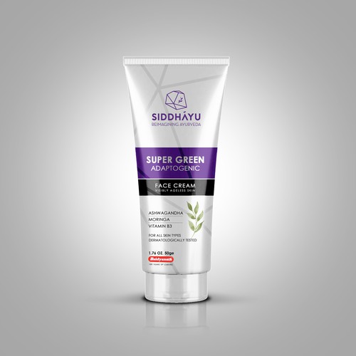 "Contemporary design for a herbal anti aging cream for global audience" Design réalisé par sougatacreative