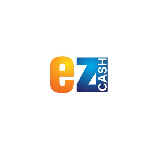 logo for EZ CASH Diseño de ps.sohani