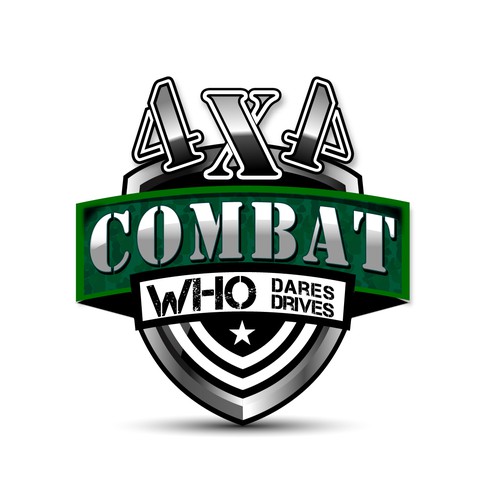 logo for 4x4 COMBAT Design by florin J.