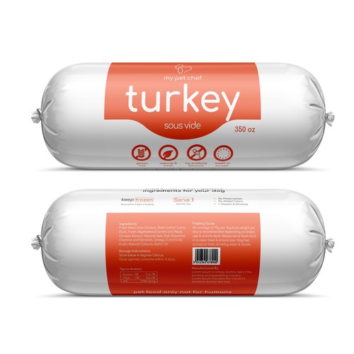 Premium Fresh Dog Food Design by Sukira