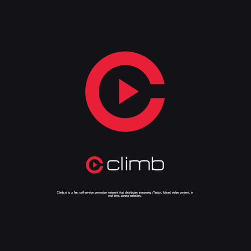 Logo redesign for live stream promotion network Design by Jacob Gomes