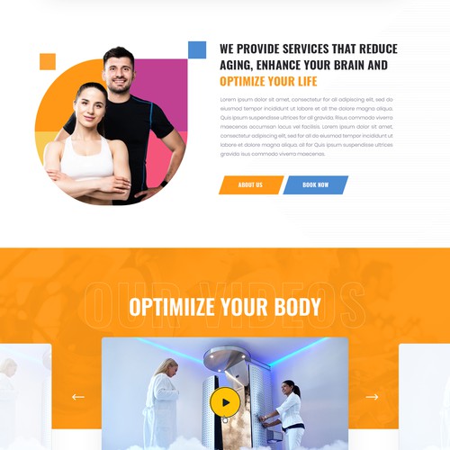 Optiimize longevity website Design by ⚡️unbox.style⚡️