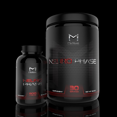 Muscle Intelligence supplement label Design by Oliver Apin