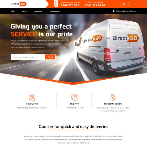 Proposta di design per un contest della categoria Design di sito web realizzata da Gendesign