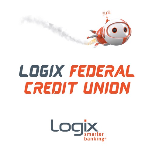 Custom font for Logix Federal Credit Union Mascot Design by 99.Designer ❤︎