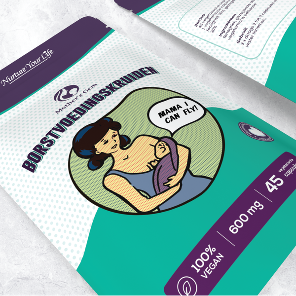 Design by exoddinary titled "Design for Breastfeeding Supplements Packaging"
