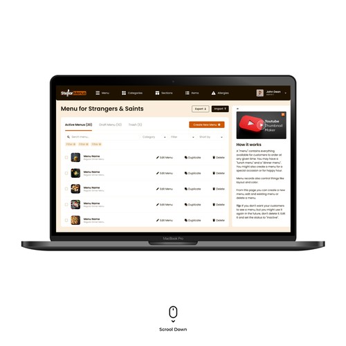 Designs | Design a modern admin interface for a cool new web ...