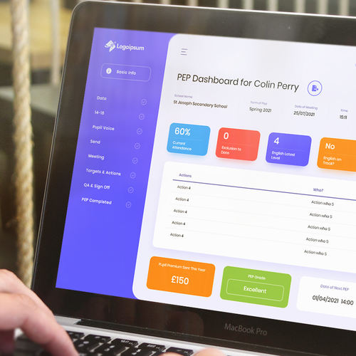 Education Dashboard Design by borys.zbn