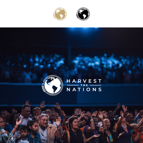 Create a sophisticated brand logo for "Harvest the Nations" evangelistic ministry Design by ale_