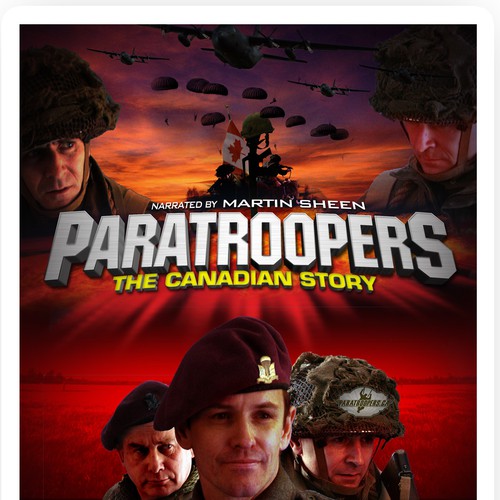 Paratroopers - Movie Poster Design Contest Design by kristianvinz