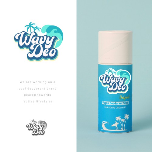 Diseño de Design a hip logo for up and coming active deodorant brand de Curious Factory