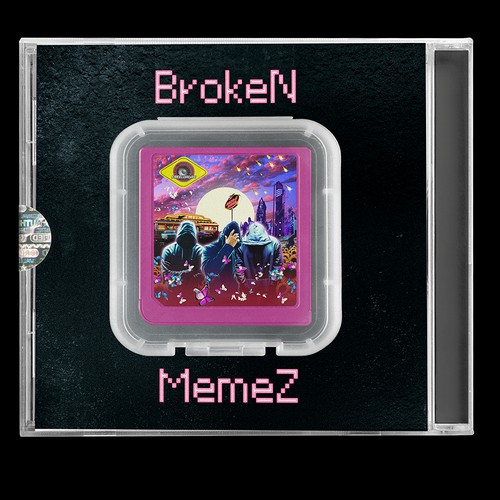 The Decay of America Except it's Hilarious and Aesthetic. (Broken Memes Album Cover) Design von Dara Kan