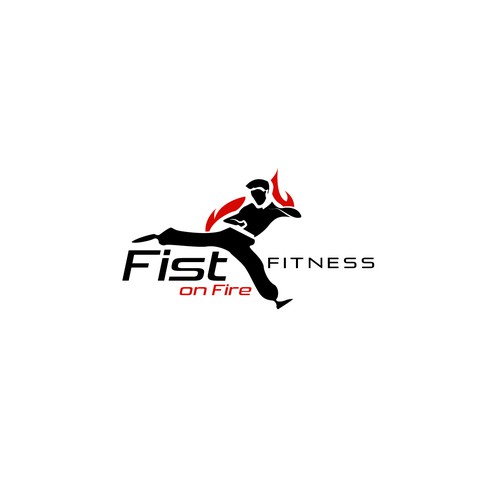 powerful logo for boxing/fitness geared products Design by Young Creations