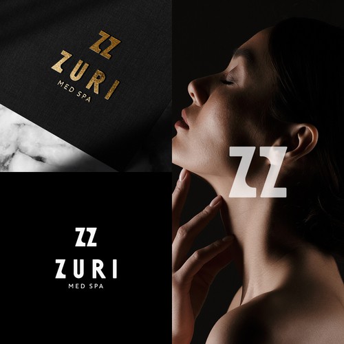 Zuri Med Spa Logo Diseño de anx_studio