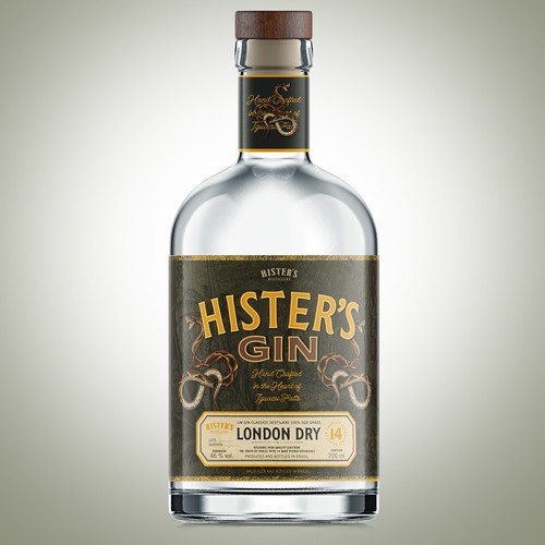 Premium Gin label Design por LABELL®