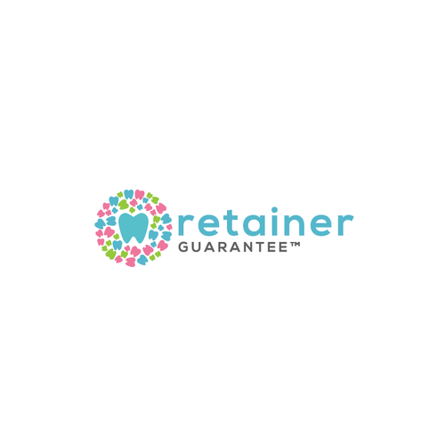 Fun and eye catching logo needed for orthodontic retainer warranty program. Design by Artmaniadesign