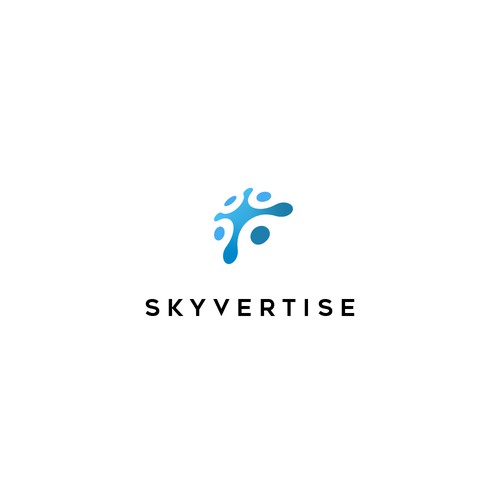 A Startup using drone tech to advertise in the sky Design by Texpkay