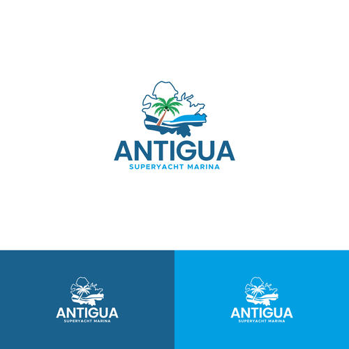 Logo for Antigua Superyacht Marina Design by AjiCahyaF