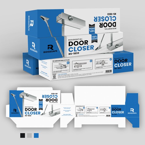 Design a Modern Packaging Design for Hardware Company (Door Closer) Design by Rajith Shantha