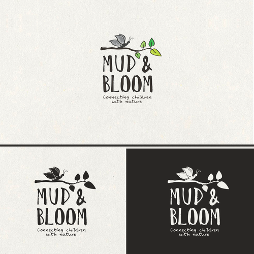 Design a fun, ethical and wholesome looking logo for Mud & Bloom Diseño de ImagineLena