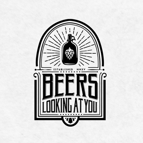 Beers Looking At You needs a brand/logo as timeless as the inspirational movie! Diseño de EARCH