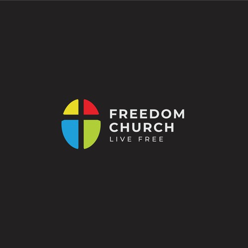 Freedom Church Logo Design Design by Fiore del Dragone