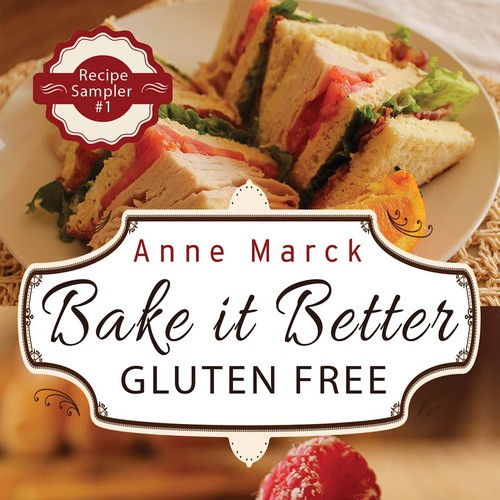 Design di Create a Cover for our Gluten-Free Comfort Food Cookbook di LilaM