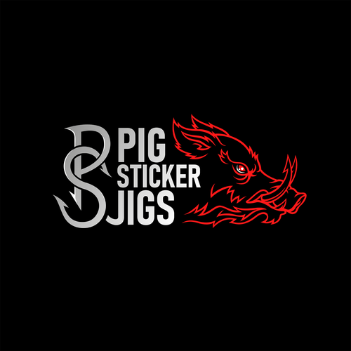 Pig Sticker Jigs/ Fishing Hooks for the Serious Angler. Design by DKG1111