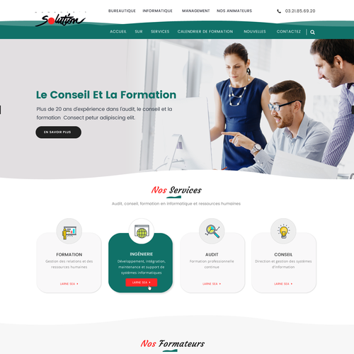 Web page design contest entry by FaTiH™