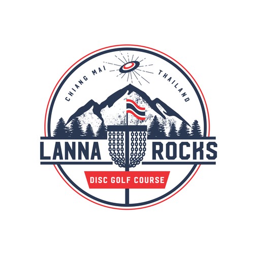 Logo Design for the gorgeous - Lanna Rocks Disc Golf Course - in Chiang Mai Thailand Design by Rozak Ifandi