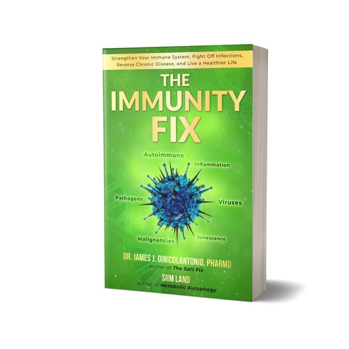 Health Immune System Book Design by Rudi_design