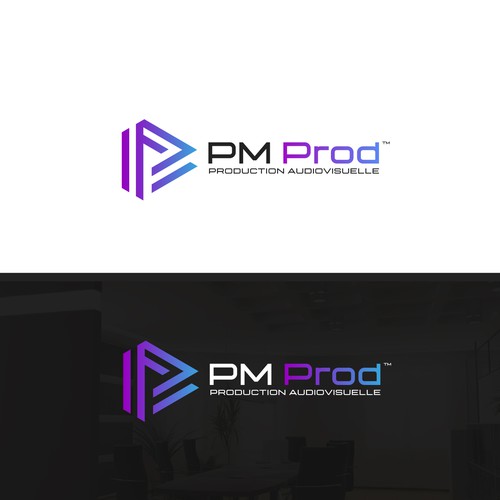 Modern and ambitious logo for a new Production Company (live recording, events production...) Design by robindesigns27