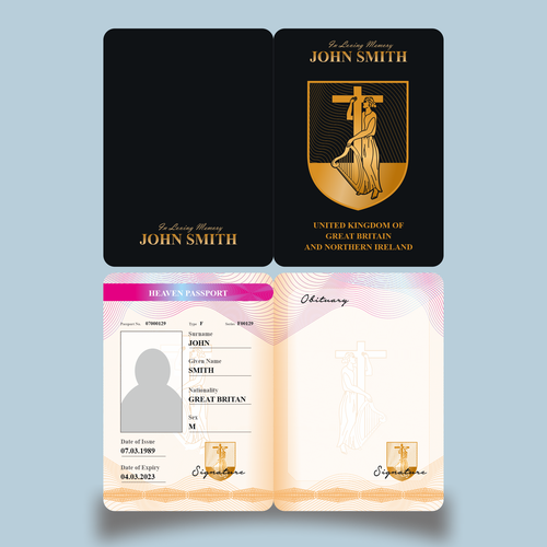 Passport-Style booklet Design Contest Design by azabumlirhaz