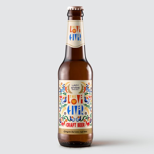 Beer **bottle** label Design by Nirmana92