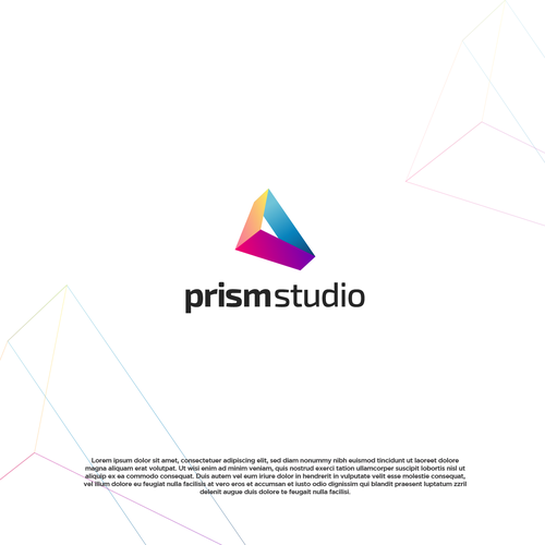NEW creative logo design for Prism Studio Design by workhard_design