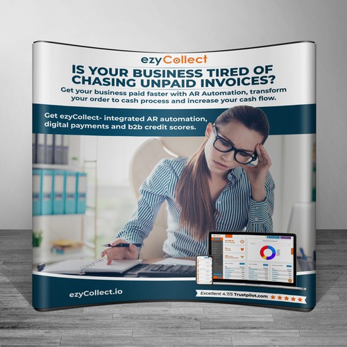 B2B Saas Pull Up Banner for Trade Show Design by icon89GraPhicDeSign